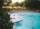 Primeira atração, piscina ainda atrai todas as atenções
